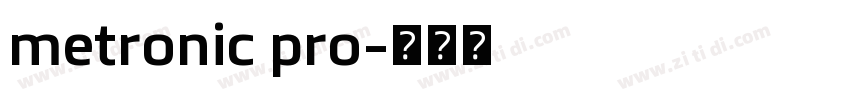 metronic pro字体转换
